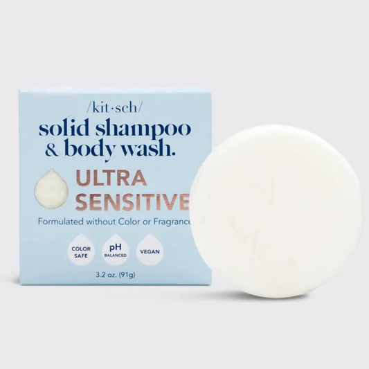 Kitsch Ultra Sensitive Solid Shampoo and Body Wash